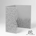 Pocketfold Storm Ash Grey wycinany laserowo z kopertą