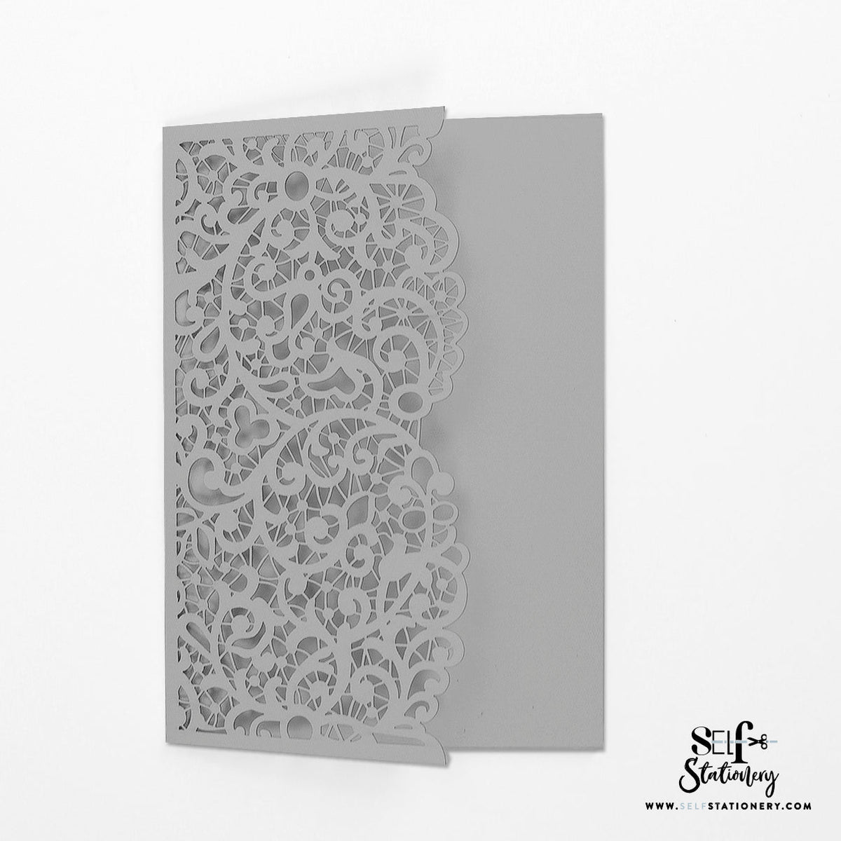 Pocketfold Storm Ash Grey wycinany laserowo z kopertą