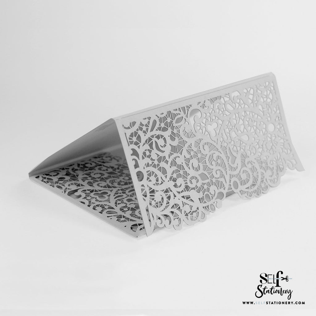 Pocketfold Storm Ash Grey wycinany laserowo z kopertą