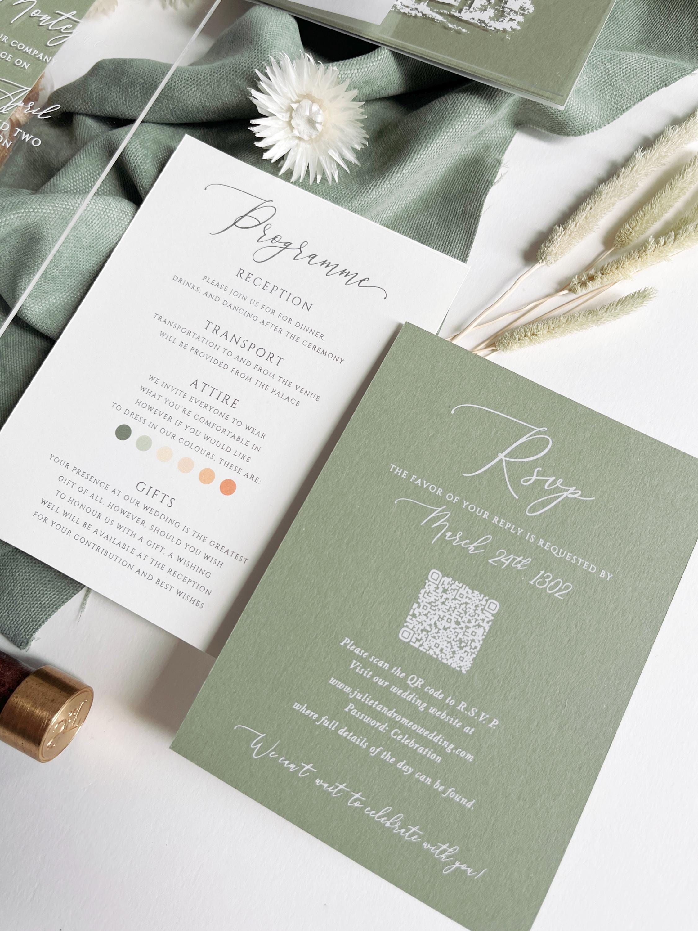 Karta RSVP